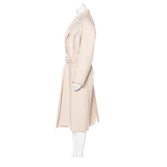 CÉLINE Phoebe Philo Cashmere Belted Coat Sz 36 - Picture 6 of 16